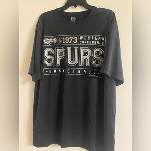 NBA TX3 Cool San Antonio Spurs T Shirt Men’s XL Gray (2069) Western Conference